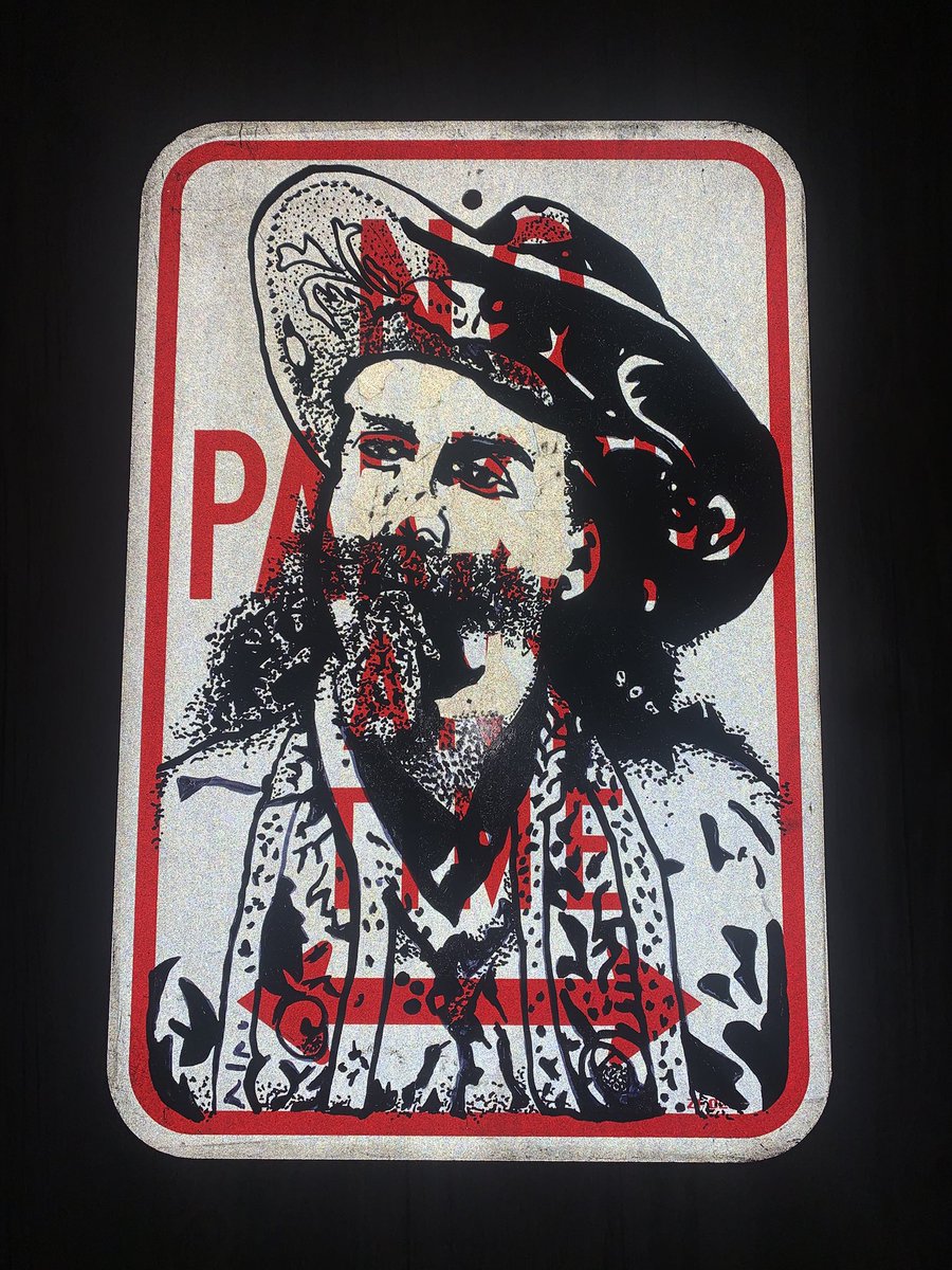 Buffalo Bill 🦬 🤠 - 12x18 upcycled sign &amp; oil
DM to purchase
#art #artist #artoftheday #artforsale #artcollector #thesigntologist