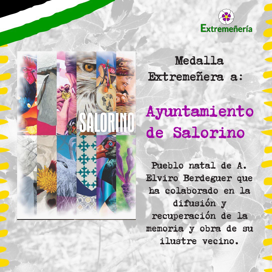 🏅Entregamos otra de nuestras #MedallasExtremeñeras2025 al consistorio de Salorino #Salorino #DíadeExtremadura #Extremadura 💚🤍 🖤
