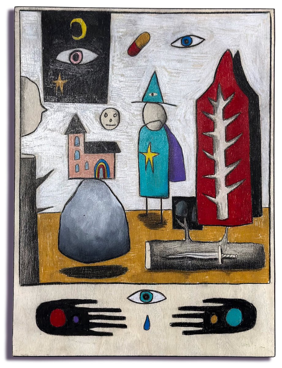 Opening Reception tonight 5-9pm during @ArtWalkSJ.
 
“A love letter to all the cars that could have hit me, but didn’t.”
Kazland (UK) solo exhibition

The collection focuses on the relationship between mortality and magic – and how we shouldn’t try to control the world around us.