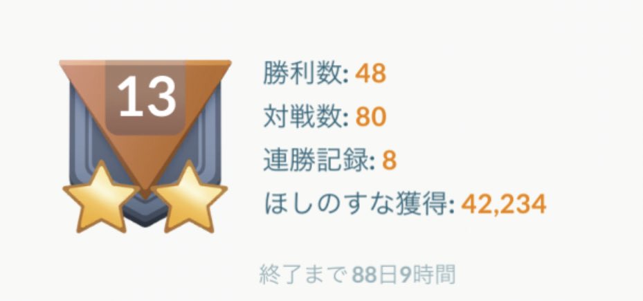 今更ですがS23最終リダボ入り出来ました😆✨
順位は133位♪S22より5つUP❣️
ーーーーーーーーーーーーーーーーーーー
シーズン序盤はいつもパーティ模索段階で苦戦することが多いですが今シーズンは過去1キツいです😣
レート出るまでは色んなポケモン使って楽しみます🫶