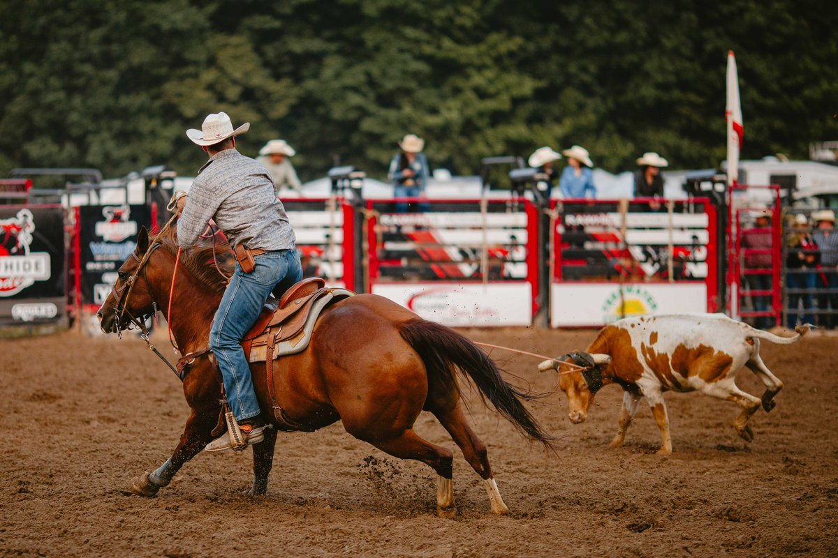 Pretty awesome to have a world class photographer at the rodeos on your circuit! 📸 Emily Gethke #cowboyshit