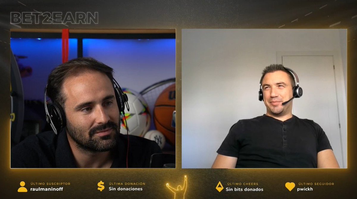 🎙 Seguimos en DIRECTO junto con <a href="/saque_ace/">SAQUE ACE</a> 🎾

Toca comentar el partidazo de esta noche entre Djokovic - Alcaraz y puede que deje algún pick 🆓

- twitch.tv/Bet2Earn
- youtube.com/watch?v=l7CwIv…

¡Únete! 🔝