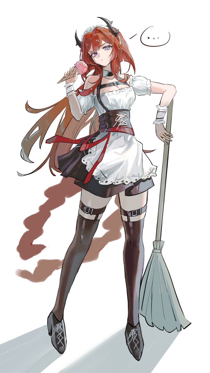 SakiyoZy's tweet image. Day 19 - maid surtr
#100日チャレンジ #100DayChallenge
