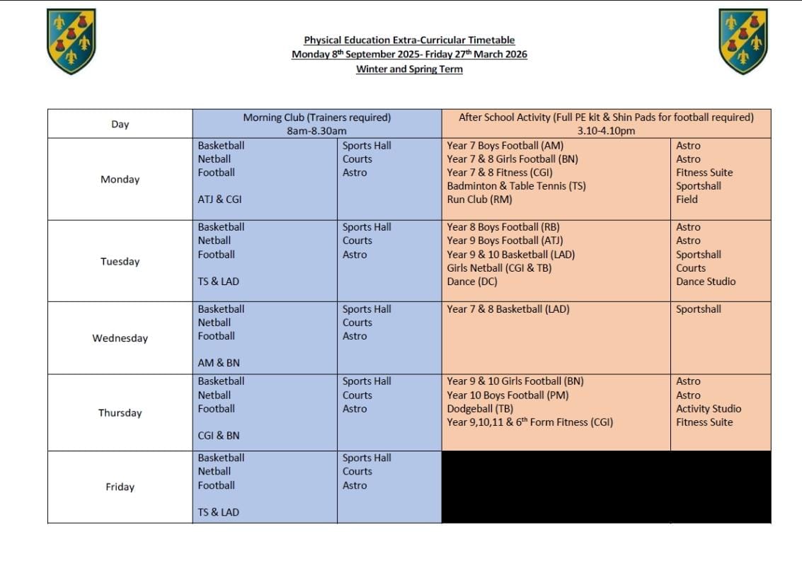Shelfield PE tweet media