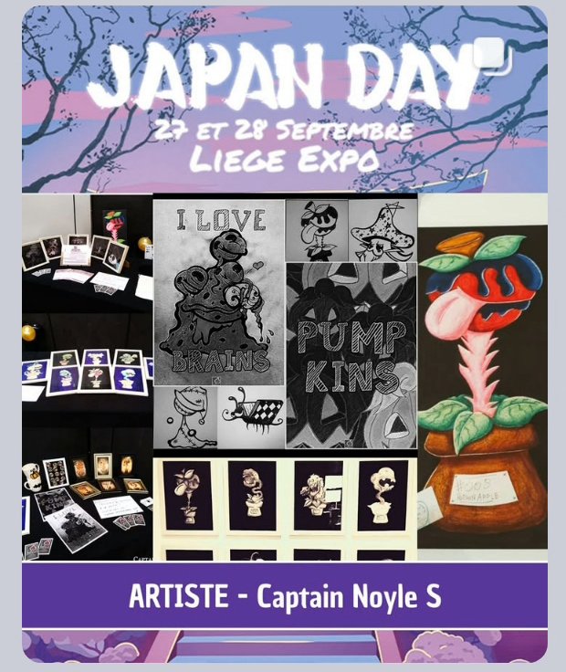 n0yle's tweet photo. 🎃 EXHIBITIONS UPDATE 🎃
Japan Day @ Liège Expo (Liège, Belgium)
27th/28th September 2025 https://t.co/2HDTSOpHtU