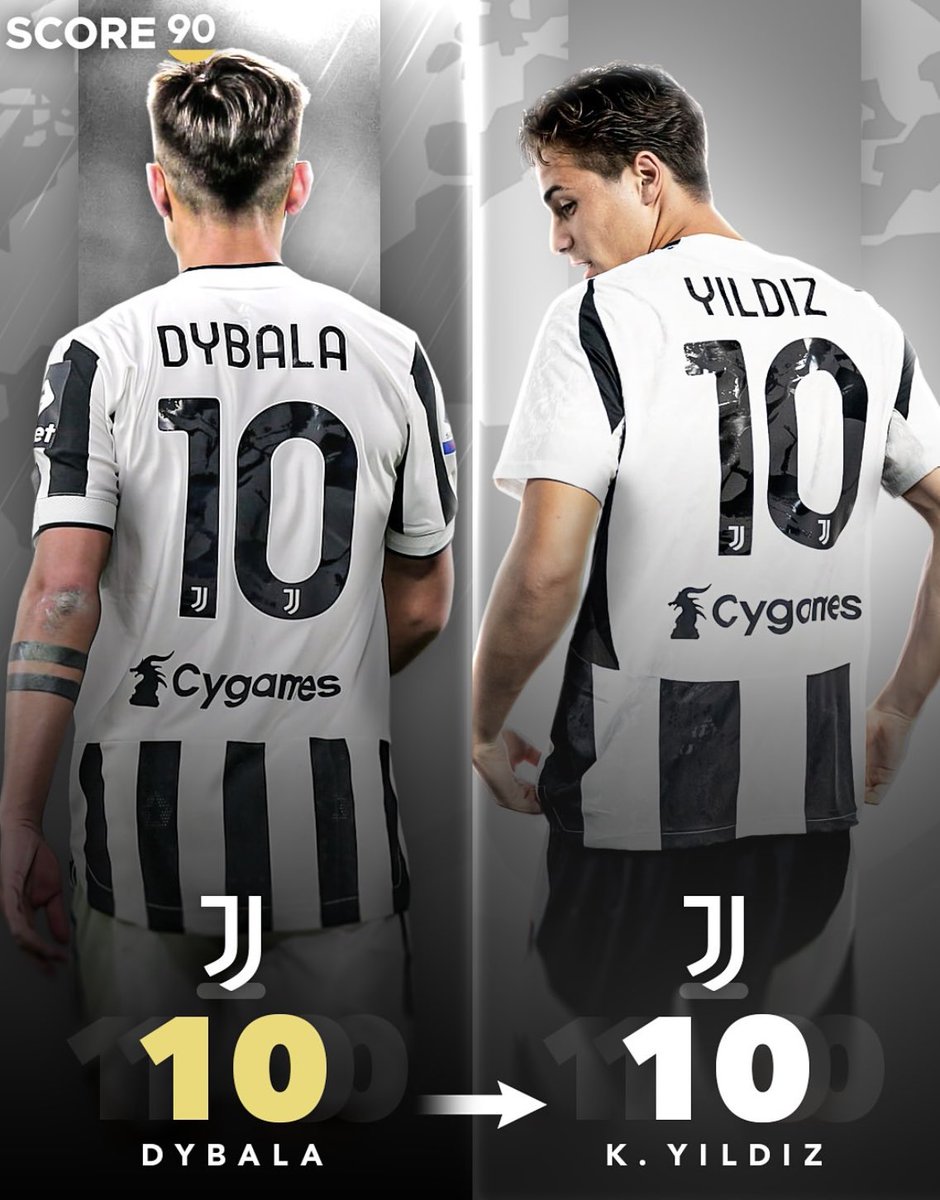 juvefcdotcom's tweet photo. ‼️Jersey numbers —> Then & Now 

#Juventus ⚪️⚫️