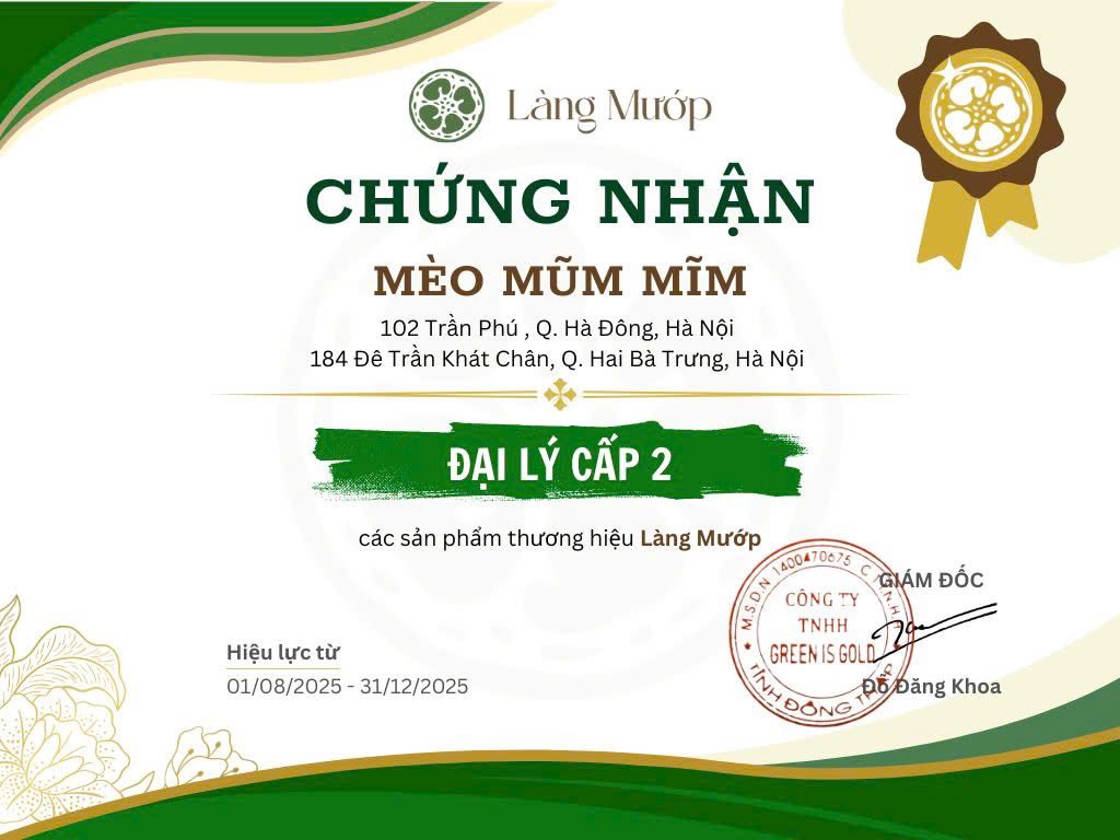 Về Làng đi….về Làng với Mướp nghen….🥰🥰🥰

Tháng 09 này mời bạn về Làng Mướp để nhiều chuyện cùng mình và Nguyễn Hoàng Tâm kute nha 🥰🥰🥰

Biết ơn những NPP và Đại Lý của Làng Mướp, mong là sắp tới sẽ được flex nhiều hơn những certificate ✊✊✊
