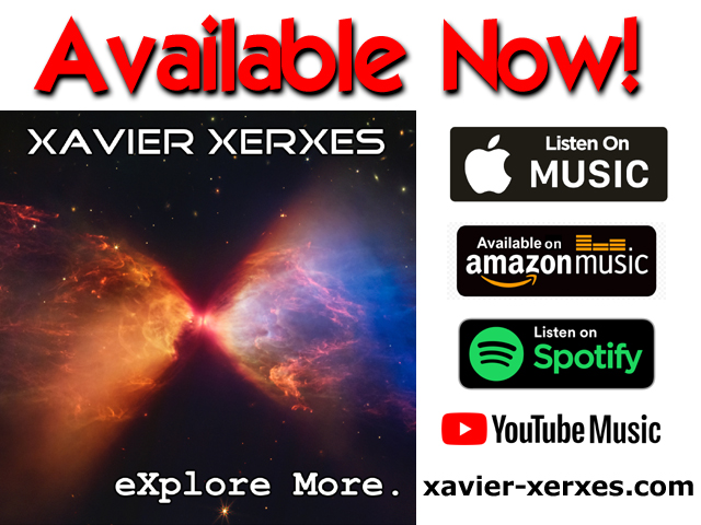 My NEW album called "eXplore More" is available NOW at all of the major music streaming/download platforms including #Spotify, #AppleMusic, #AmazonMusic and #YouTube!

More info at: xavier-xerxes.com/explore-more-a…

Xavier Xerxes #ProgRock, #JazzRock, #AvantGarde, #Experimental #RockMusic