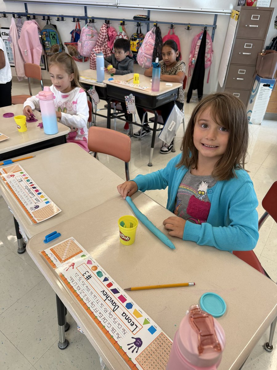 MrsMerdian1st's tweet photo. 🧠 Noun Builders in Action! 🧠

Yesterday, we brought grammar to life with some hands-on fun! We used Play-Doh to sculpt nouns, and they totally crushed it! From dogs to cities, their creativity was on full display. 🌟

#PlayDohLearning #wild4wesley #asd4all #HandsOnLearning https://t.co/iu9Upm8biC