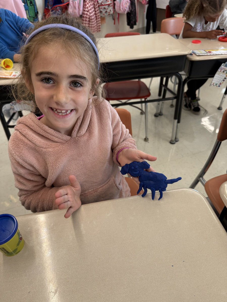 MrsMerdian1st's tweet photo. 🧠 Noun Builders in Action! 🧠

Yesterday, we brought grammar to life with some hands-on fun! We used Play-Doh to sculpt nouns, and they totally crushed it! From dogs to cities, their creativity was on full display. 🌟

#PlayDohLearning #wild4wesley #asd4all #HandsOnLearning https://t.co/iu9Upm8biC