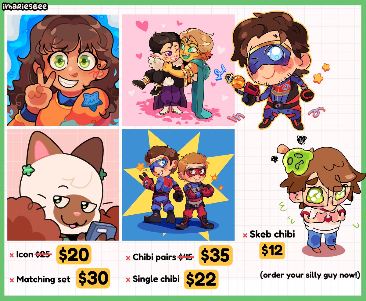 imariesbee's tweet image. 💛HII, ART COMMS OPEN💛 
my art commissions are open again, and i will add some more options soon !!! please RT &amp;amp; share if you can🙏💛✨

✦ about: mariesbee.carrd.co  
✦ more info: vgen.co/mariesbee 

#commissionsopen #artcommissions #vgencomms