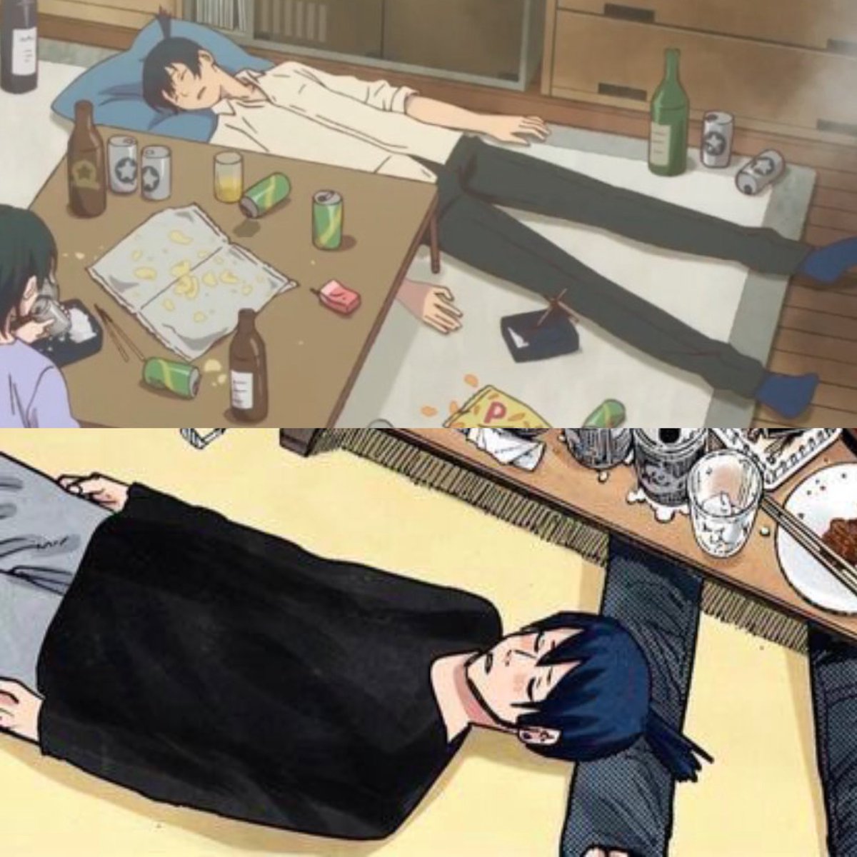 why does he sleep like he’s casket ready