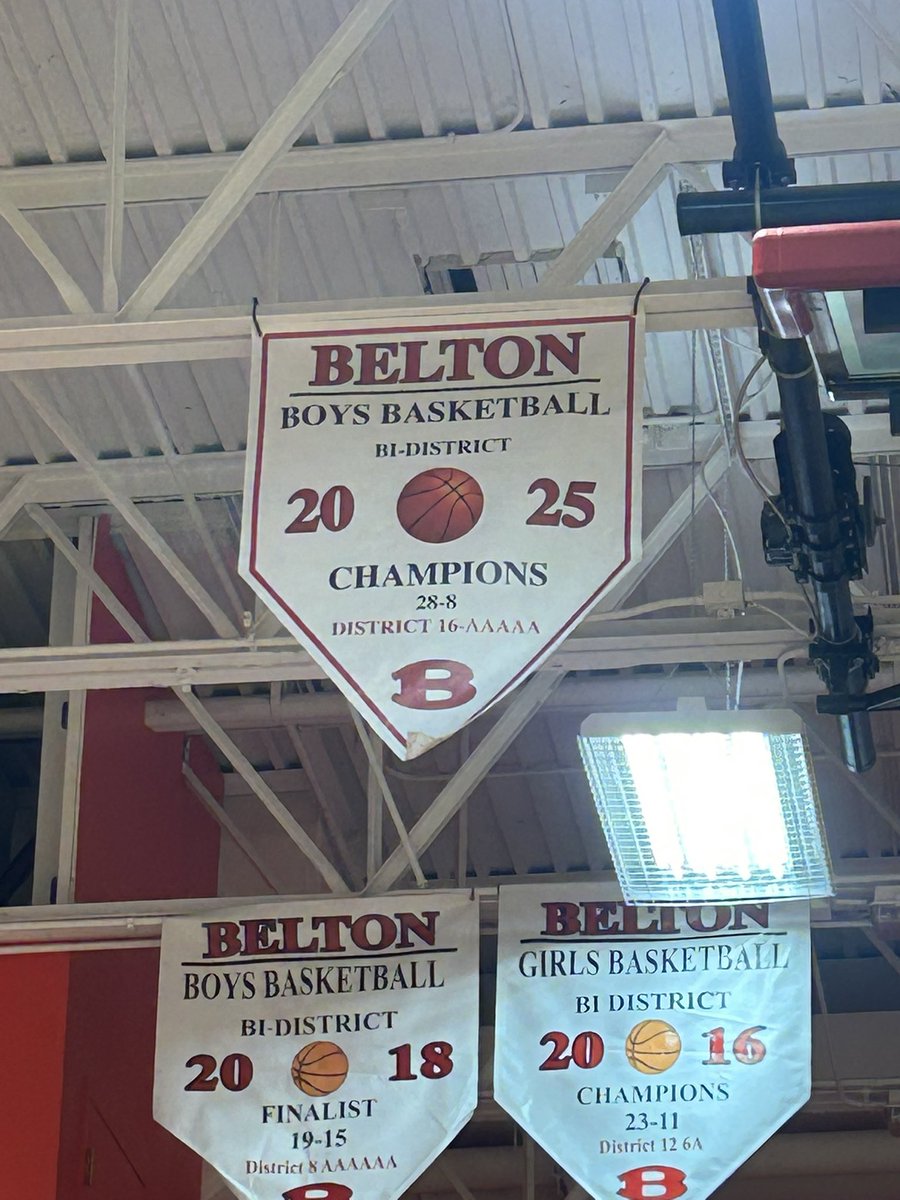 Belton Tiger Basketball (@beltontigerbb) on Twitter photo So glad that we got to hang this up. Thanks to our great maintenance guys here at <a href="/BeltonHS/">BeltonHS</a> hanging this up! So proud of that group- but success is rented never owned!! Time to pay the dues this afternoon! <a href="/BeltonISDAth/">Belton ISD Athletics</a> <a href="/BeltonTigerABC/">Belton Tigers Athletic Booster Club</a> So glad that we got to hang this up. Thanks to our great maintenance guys here at <a href="/BeltonHS/">BeltonHS</a> hanging this up! So proud of that group- but success is rented never owned!! Time to pay the dues this afternoon! <a href="/BeltonISDAth/">Belton ISD Athletics</a> <a href="/BeltonTigerABC/">Belton Tigers Athletic Booster Club</a>