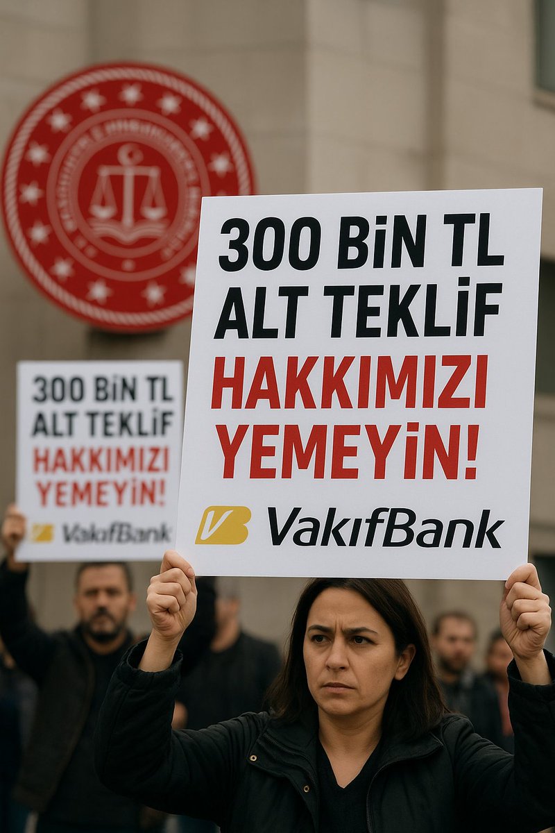 #VakıfbankAdaletliOl

215.000 Adalet Bakanlığı personelinin emeğini görmezden gelmek, sadece bir teklif meselesi değil, adalete saygı meselesidir.

📌 Ortalama maaş: 75.000 TL
📌 Teklif edilen promosyon: 90.000 TL

Bu rakam, adalet çalışanlarının alın teriyle alay etmektir.
🗣️