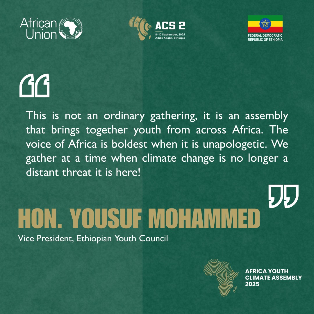 Africa Youth Climate Assembly 2025 tweet media