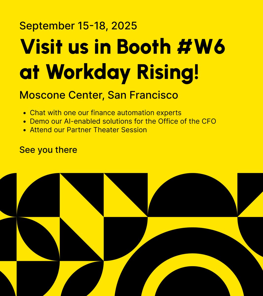We’re bringing unstoppable finance to Workday Rising!
✅ Chat with our finance automation experts
✅ See live demos of our AI-enabled solutions for the Office of the CFO
✅ Join our Partner Theater Session

See you in San Francisco! rising.workday.com/us.html

#wdayrising #BlackLine