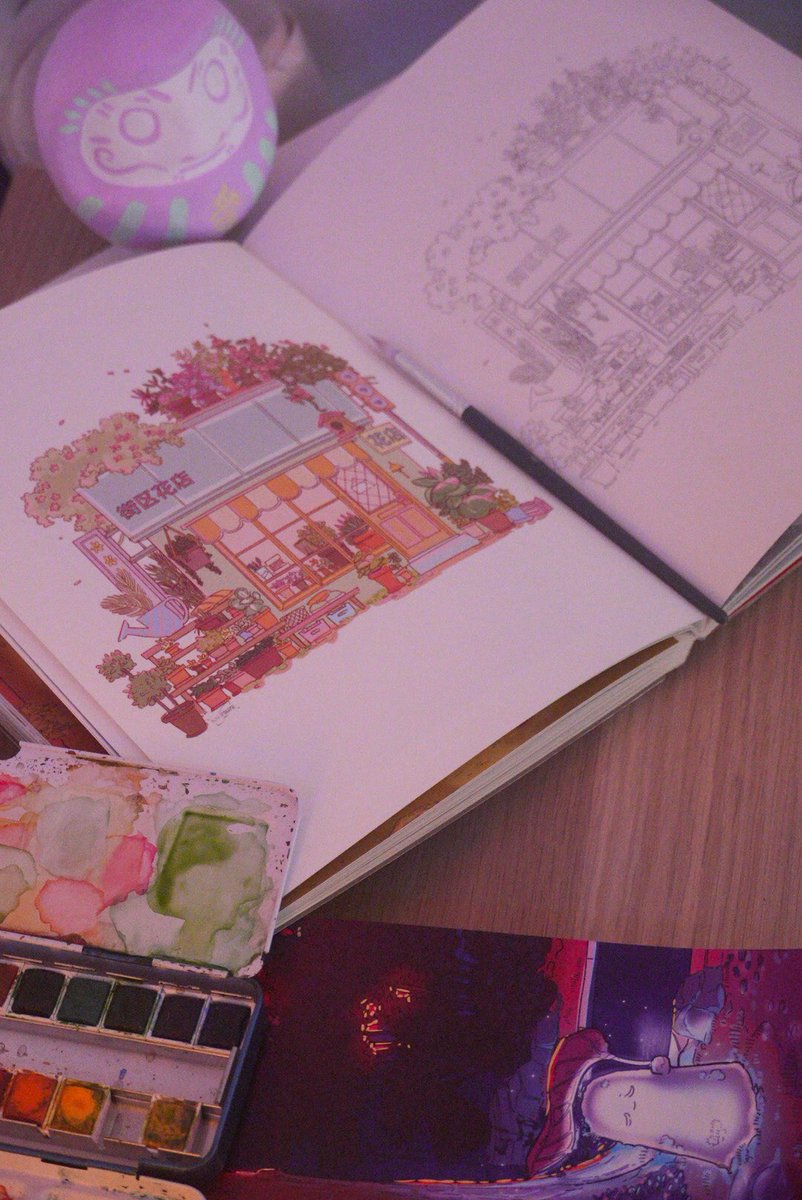 Dans moins de 3 semaines sort mon nouveau carnet de coloriage avec Larousse ! 45 planches à détacher et à peindre c’est une dinguerie je suis trop contenteeeeee