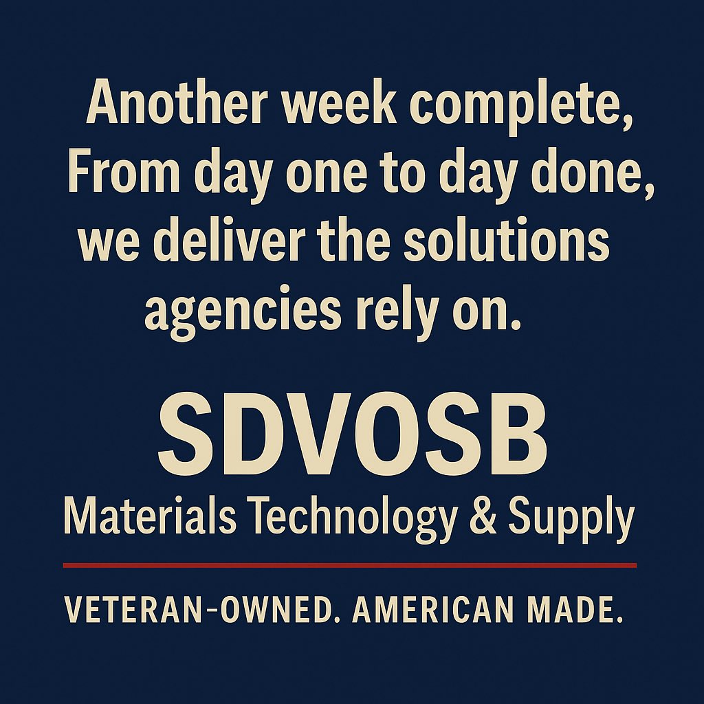 SDVOSBlabs's tweet image. 