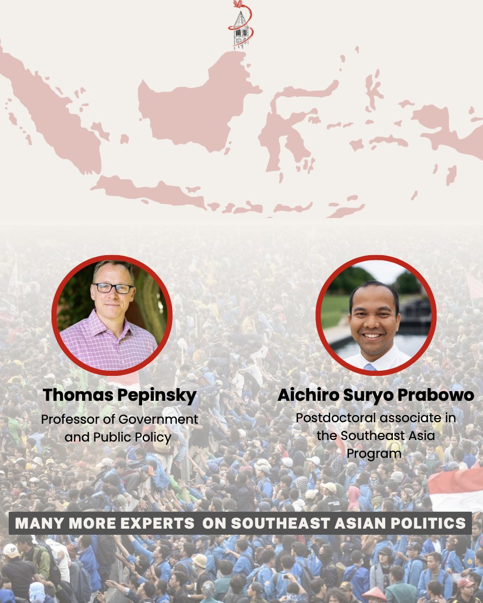 IAC at Cornell invites the Cornell community to attend Global Voice for Indonesia.Featuring Professor Thomas Pepinsky and SEAP Postdoctoral Associate Aichiro Suryo Prabowo, this event will provide an open discussion about the challenges facing democracy in Indonesia.