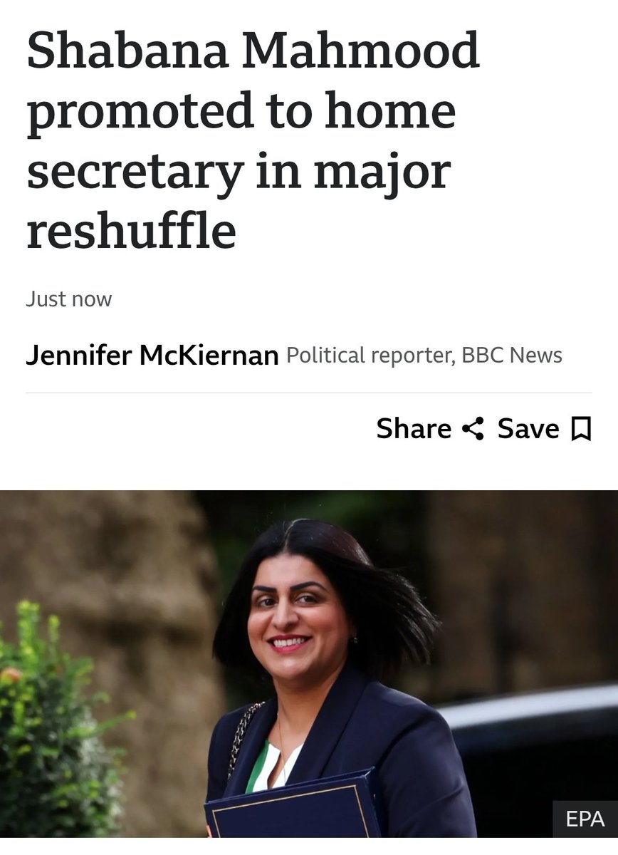 They've just put a Muslim in control of our Home Office 🤦‍♂️