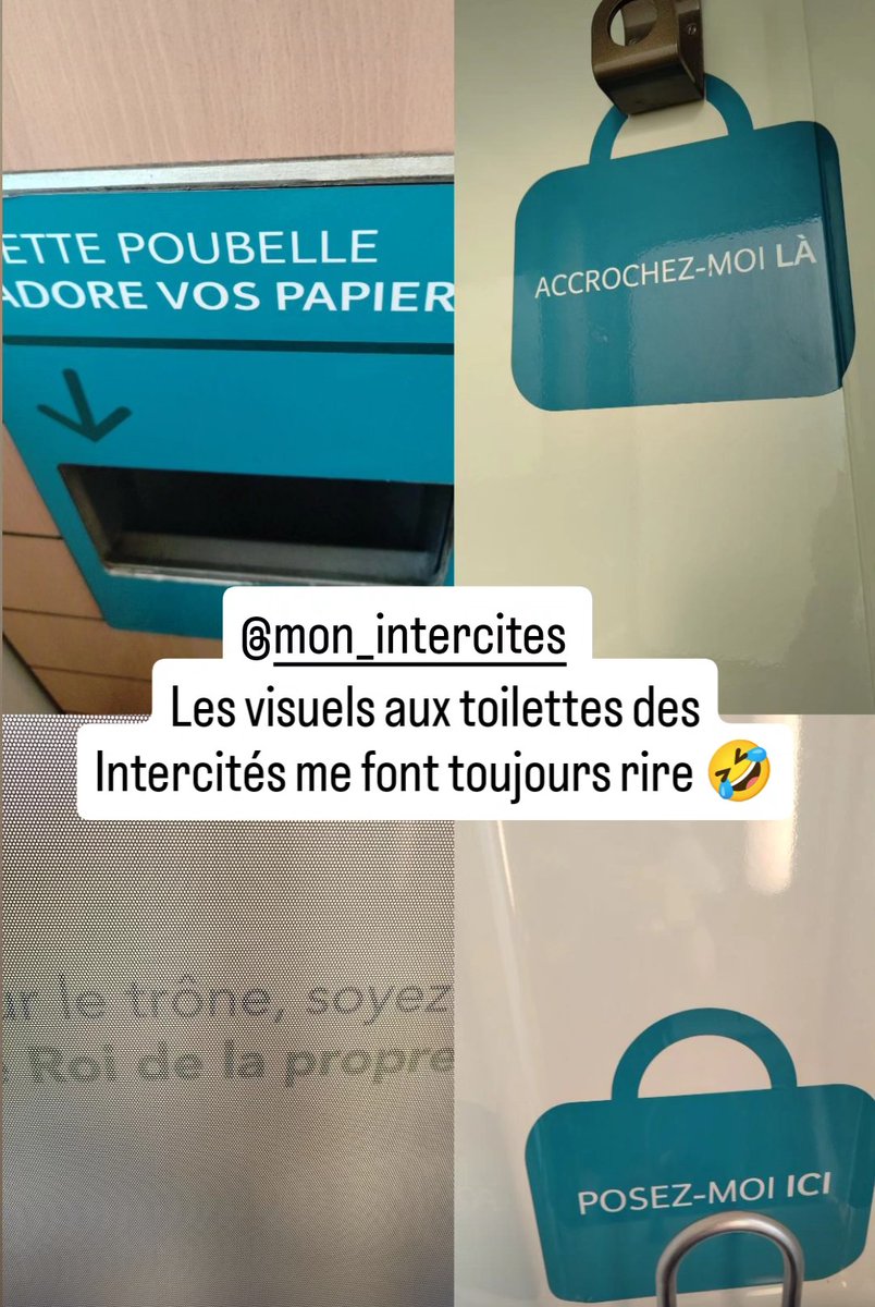 AudreyICnuit's tweet image. Les visuels aux toilettes dans les INTERCITÉS j&apos;adore 🤩 @Intercites  @SNCFVoyageurs #wc #intercites
