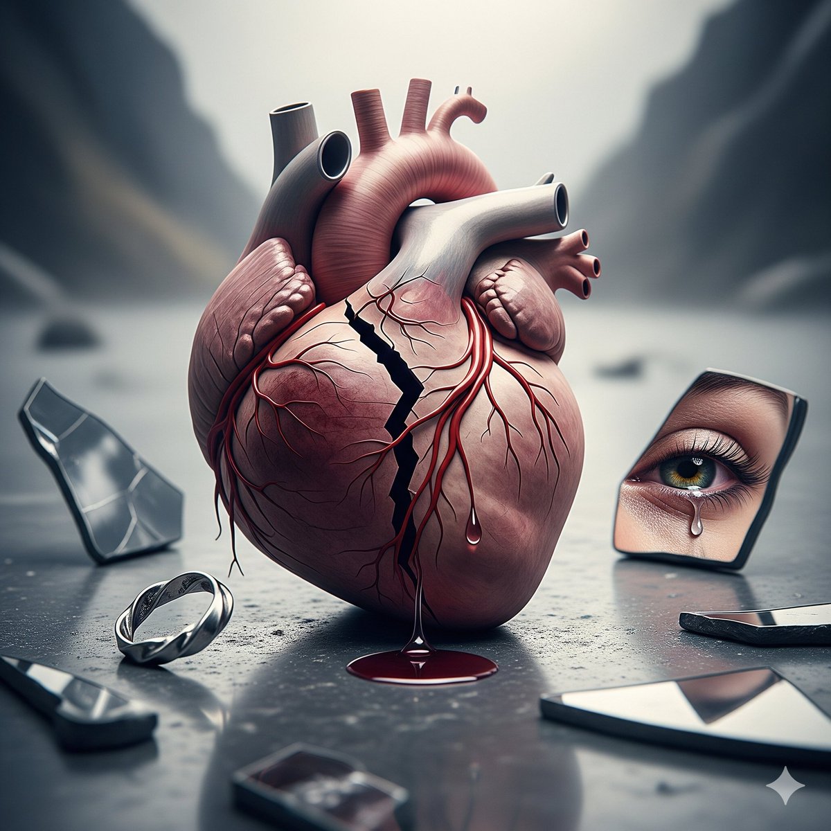 بينما قلبي يشكي من أنينك
ويومها تعرف ما معنى الندامة

@ابوسيف