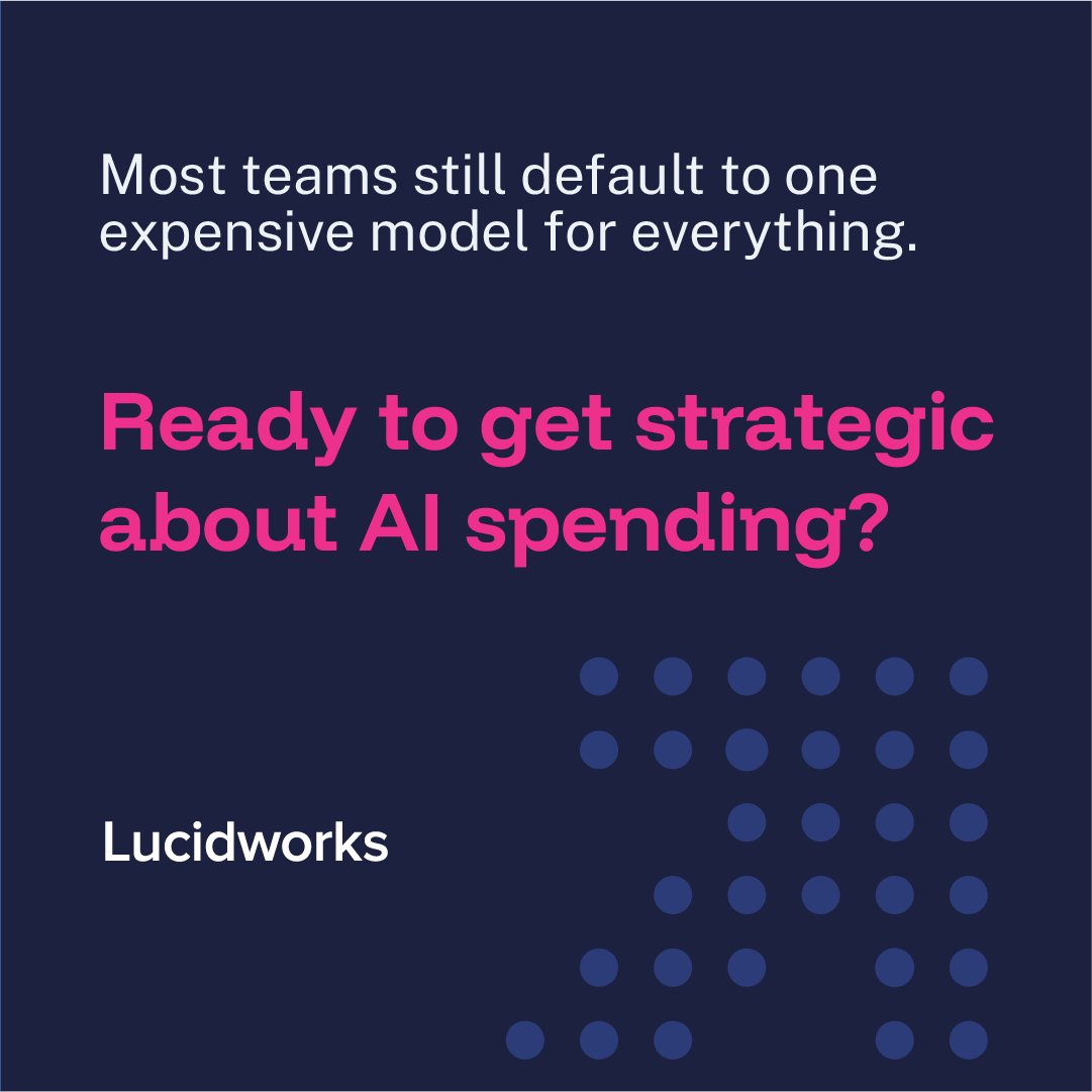 Lucidworks (@lucidworks) on Twitter photo Your #AIagents don’t all need Ferraris (ChatGPT-5). For many jobs, a sturdy pickup (like LLaMA or Mistral) costs a lot less.
That’s #AIorchestration:
 ✅ Run simple classifications and batch jobs on your own servers
 ✅ Reserve premium models
 = 60–80% cost savings Your #AIagents don’t all need Ferraris (ChatGPT-5). For many jobs, a sturdy pickup (like LLaMA or Mistral) costs a lot less.
That’s #AIorchestration:
 ✅ Run simple classifications and batch jobs on your own servers
 ✅ Reserve premium models
 = 60–80% cost savings