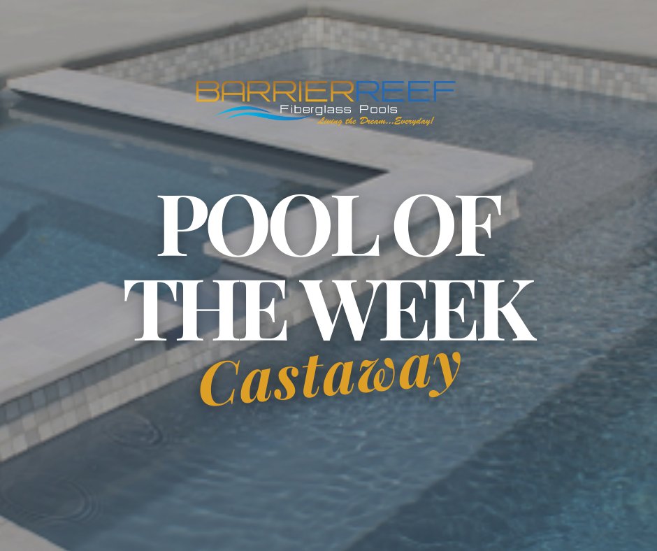BRPools_USA's tweet image. This week’s spotlight for our #PoolOfTheWeek is the Castaway – available in 30’ or 35’ – shown here in the stunning Evening Sky finish.

✔️Integrated spa
✔️Lounging ledge
✔️Deep end seating
✔️Generous entry steps with a textured finish
✔️Safety ledge around the perimeter