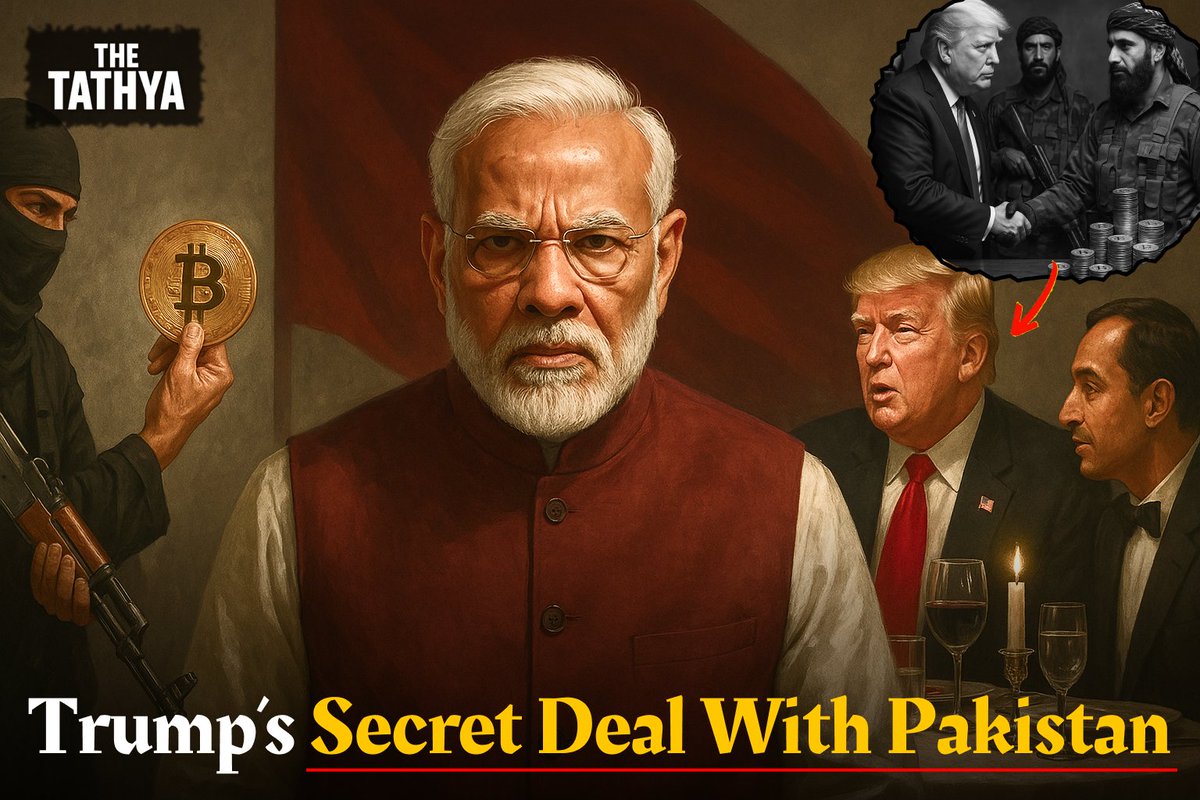 The Tathya (@_thetathya) on Twitter photo Trump’s Secret Deal with Pakistan: Exposed! 🚨
Operation Sindoor shook Pakistan to its core. India’s strikes tore through terror hubs & runways....
But what happened next was darker than Pakistan's future.
Follow <a href="/_TheTathya/">The Tathya</a> & Read this thread... 🧵 Trump’s Secret Deal with Pakistan: Exposed! 🚨
Operation Sindoor shook Pakistan to its core. India’s strikes tore through terror hubs & runways....
But what happened next was darker than Pakistan's future.
Follow <a href="/_TheTathya/">The Tathya</a> & Read this thread... 🧵