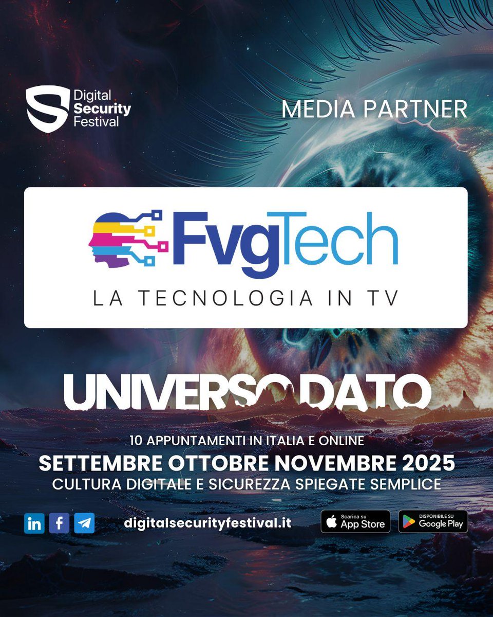 #FvgTech media partner ufficiale del #DigitalSecurityFestival