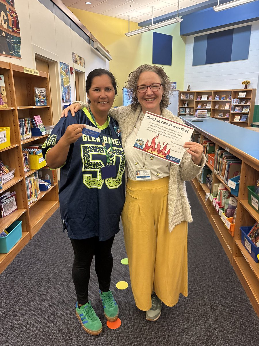 Congratulations to Mrs Talcott for being named our next <a href="/MCPS/">MCPS</a> Fire Ribbon winner. She was recognized by Mr Meyer for all her hard work in distributing Chromebooks for the entire school. #mcpsfireribbon <a href="/Director_DSLI/">Joe Rubens</a>