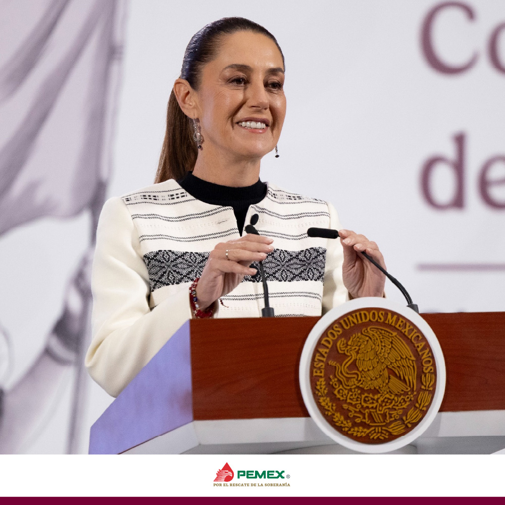 Dra. <a href="/Claudiashein/">Claudia Sheinbaum Pardo</a> Presidenta de México, durante la #MananeraDelPueblo 

“Los trabajadores de Petróleos Mexicanos son muy buenos, más allá de problemas que pueda haber relacionados con la historia.

Que no se nos olvide, en 1938, con la expropiación petrolera, decían las empresas