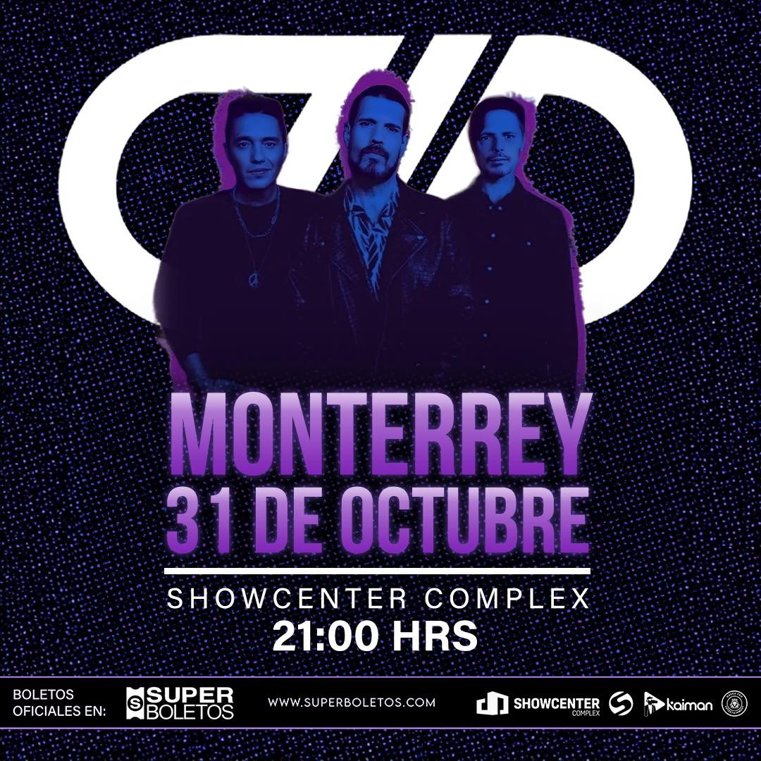 HeavyNews_'s tweet photo. ¡Nos espera una noche intensa con @DLDMexico! 💥

La banda mexicana de rock alternativo llegará al @ShowcenterMty el próximo 31 de octubre con su "Tour Ocho". 🎸🤘

Boletos ya disponibles en @SuperboletosMx. 🎟️ https://t.co/L8qtENFuuN