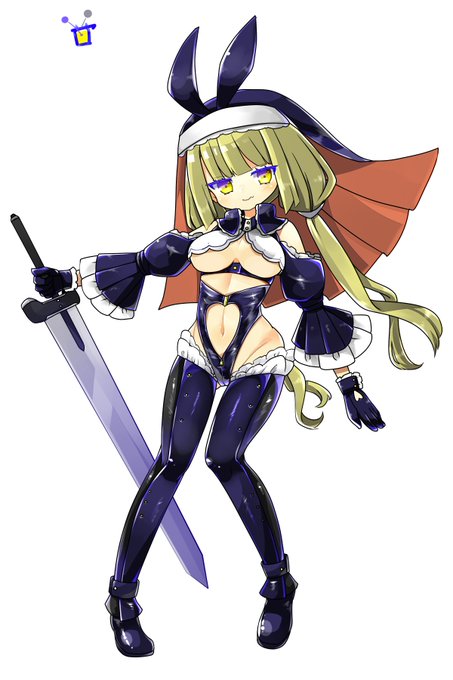 おへそバニー痴女シスター
略して おバ痴シ!!!!!
コイツは近接タイプの痴女!バルバリシアじゃな!
単純で力が強くてすけべじゃぞ!

君もおバ痴シ、ゲットじゃぞ～! 