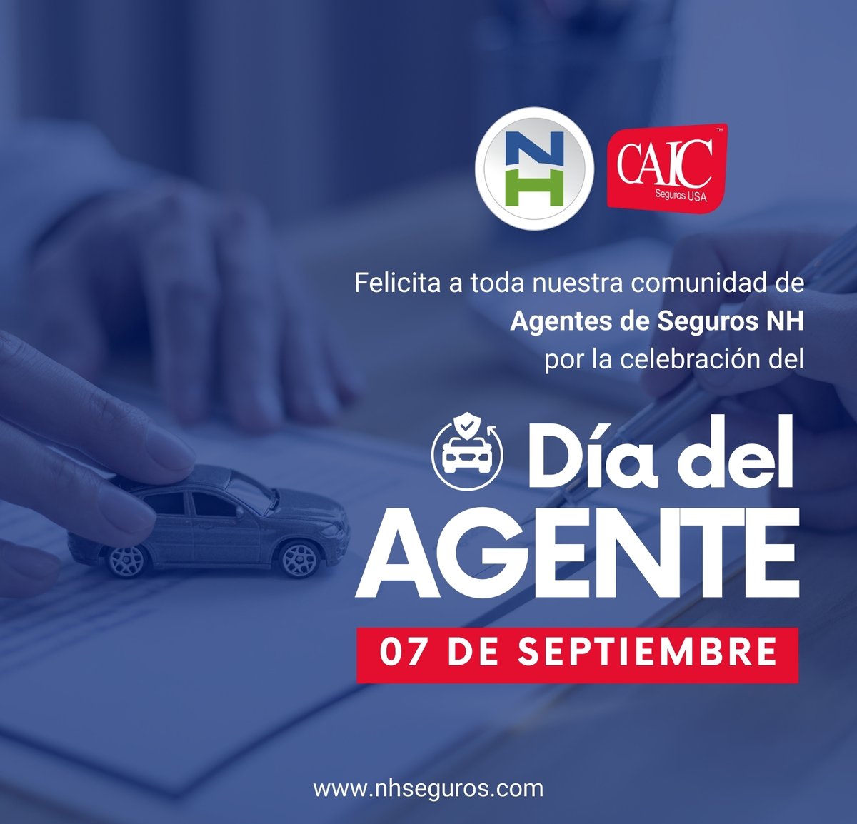 NHCAICSeguros's tweet photo. En #NHCAICSeguros felicitamos a todos nuestros agentes en su dia.
Reconocemos su gran labor porque con su profesionalismo y experiencia ayudan a nuestros cliente a proteger lo más valioso. 
Por su invaluable vocación de servicio y atención al cliente. https://t.co/7npeCC2QXX