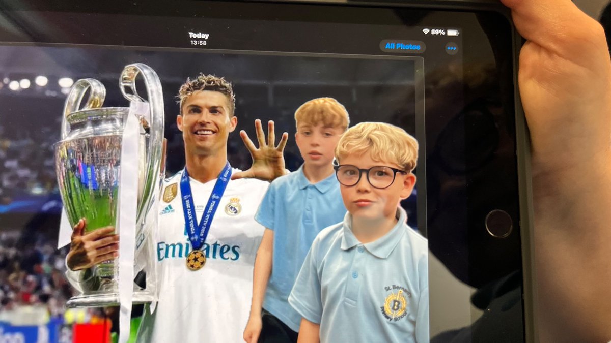 StBernardsPS's tweet image. More amazing collages from today’s Everyone Can Create training! 🎨📸✨
Our Digital Pupil Action Team showing off their creativity 🙌💻
#DigitalPAT #EveryoneCanCreate