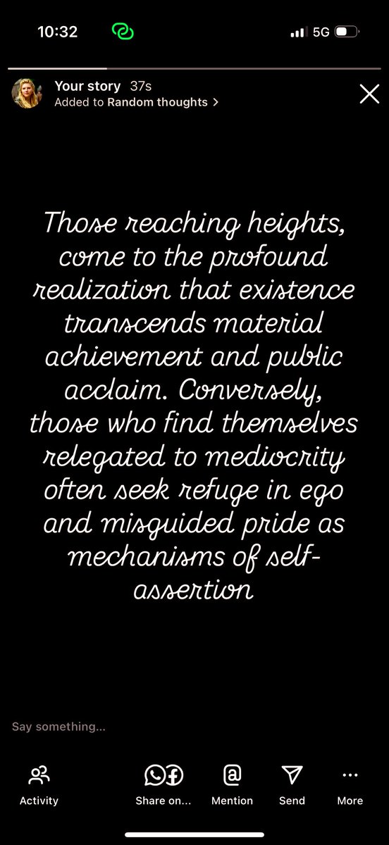 Success breeds humility; mediocrity breeds compensation through manufactured importance.​​​​​​​​​, not by choice, but as their only means of asserting significance in a world that might otherwise overlook them.