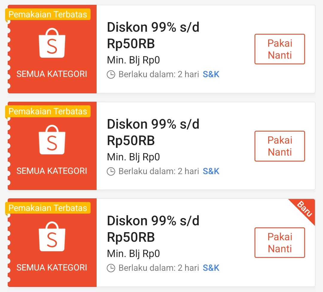 RacunBelanja's tweet photo. Voucher diskon 99%
Maksimal Rp50.000
🗓️ 9 September 2025
⏰ Berlaku jam 00:00

Kode voucher:
UNKEHUNGRR
LABUBUSECRET
SUPERJUNIOR

Input kode vouchernya di sini:
https://t.co/ddPQ2tsjaM