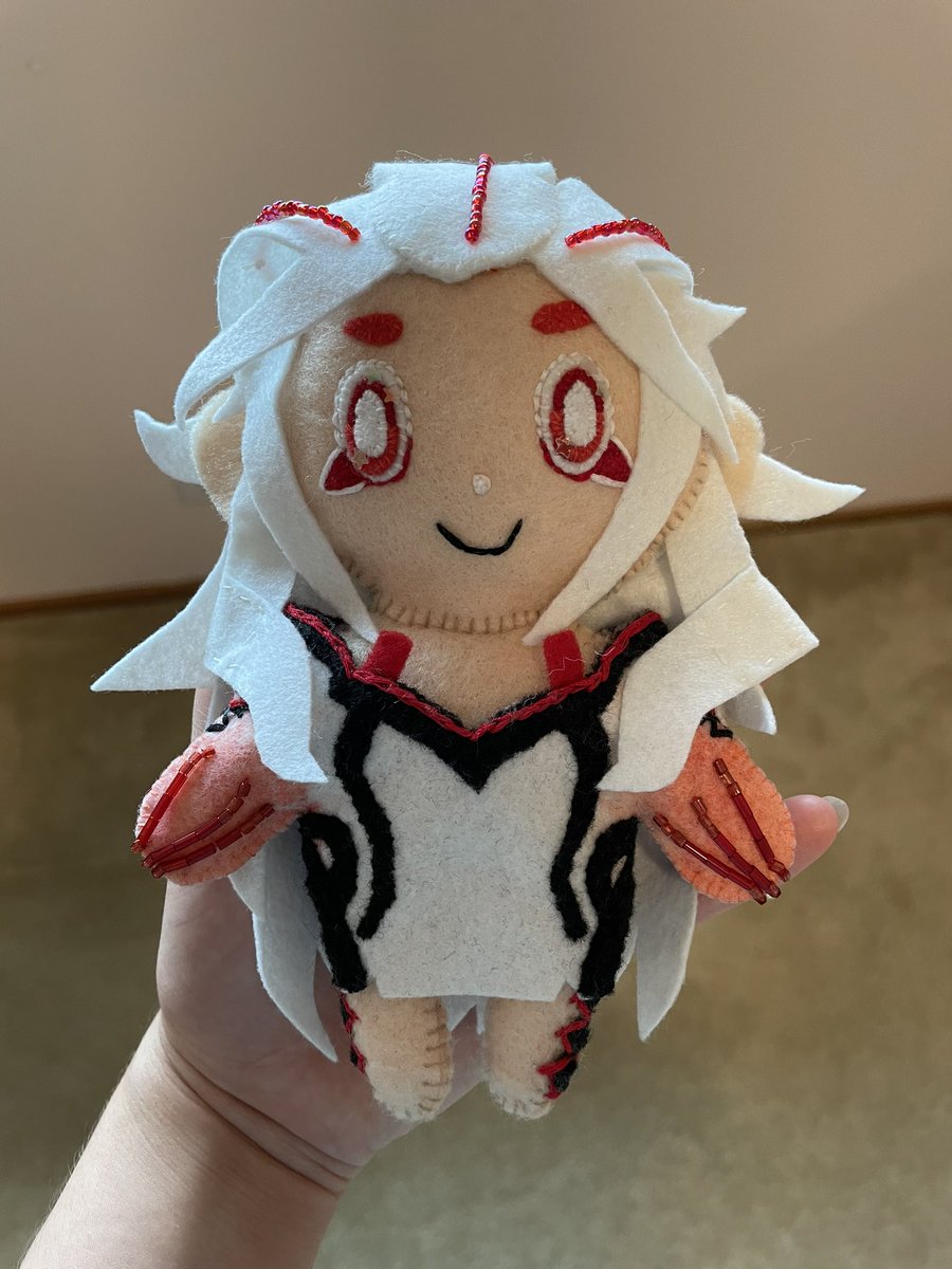 seesaws_art's tweet photo. My handmade Aiba plushie is completed! 👁️🦐
#aithesomniumfiles #AITSF #AINS #AINI https://t.co/gV6QzXWSCn