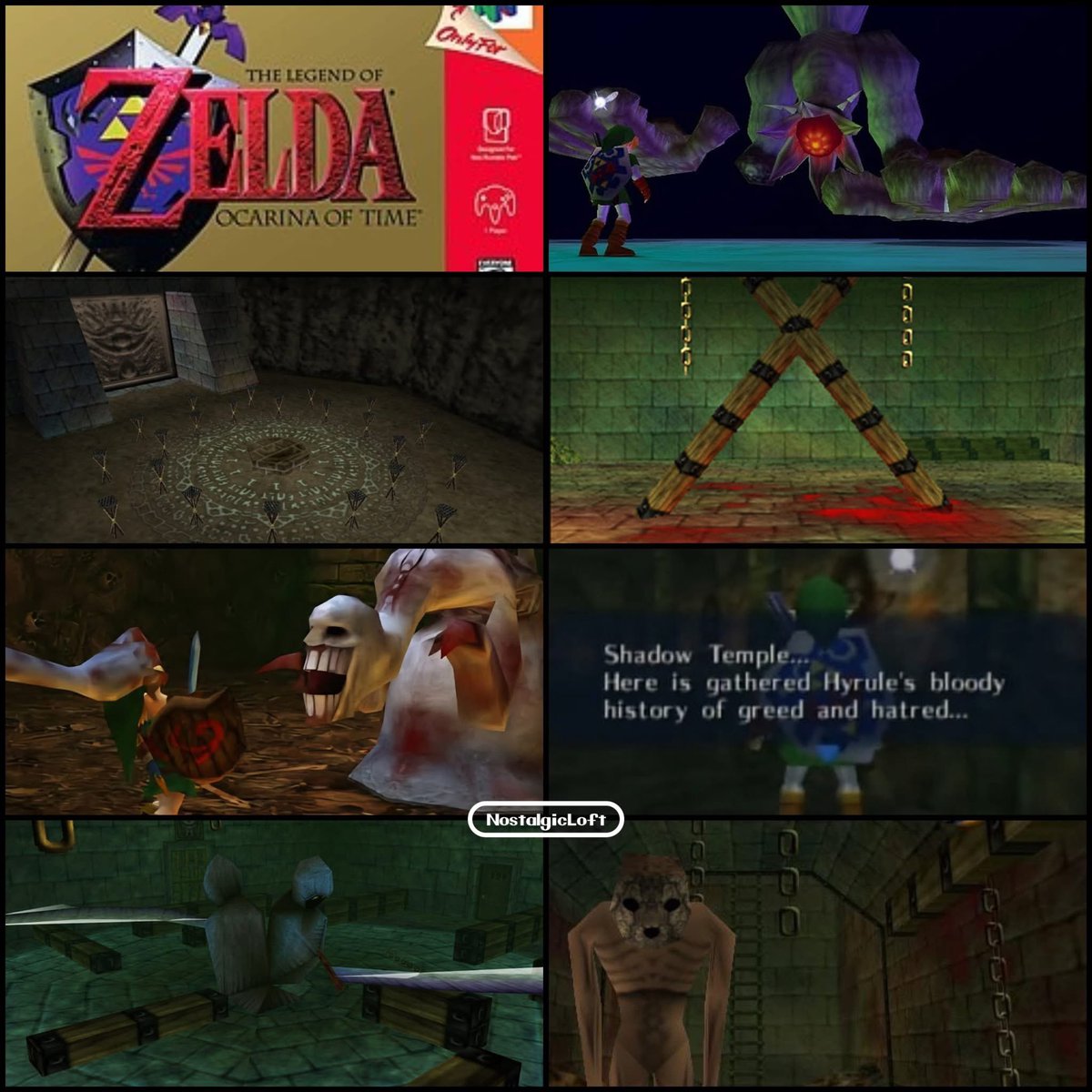 When I was a kid the well and shadow temple scared the poop outta me