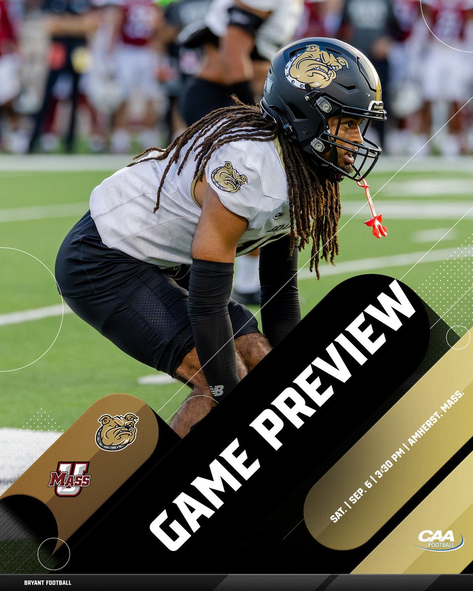 Game Preview | The Black and Gold are set to face their second consecutive FBS opponent with a Saturday afternoon game against UMass.

📝: shorturl.at/L78Yj