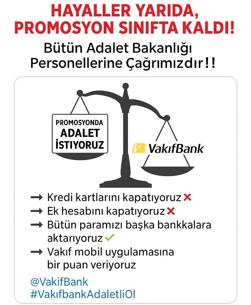 #VakıfbankAdaletliOl