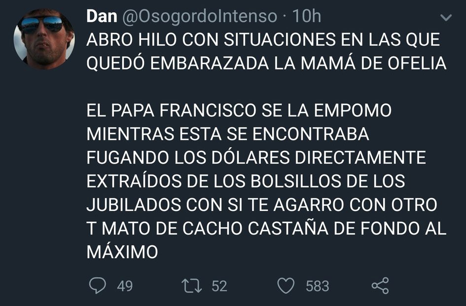 mis2centavos's tweet photo. 🔴 MEMORIA

Así salió el diputado bonaerense Agustín Romo a bancar a su amigo Daniel Parisini (alias Gordo Dan).

"OsogordoIntenso" era el seudónimo de Parisini cuando lideraba la patota de tuiteros que se dedicaban a acosar y hostigar gente (sobre todo mujeres) acá. https://t.co/HKtrlGyuaz