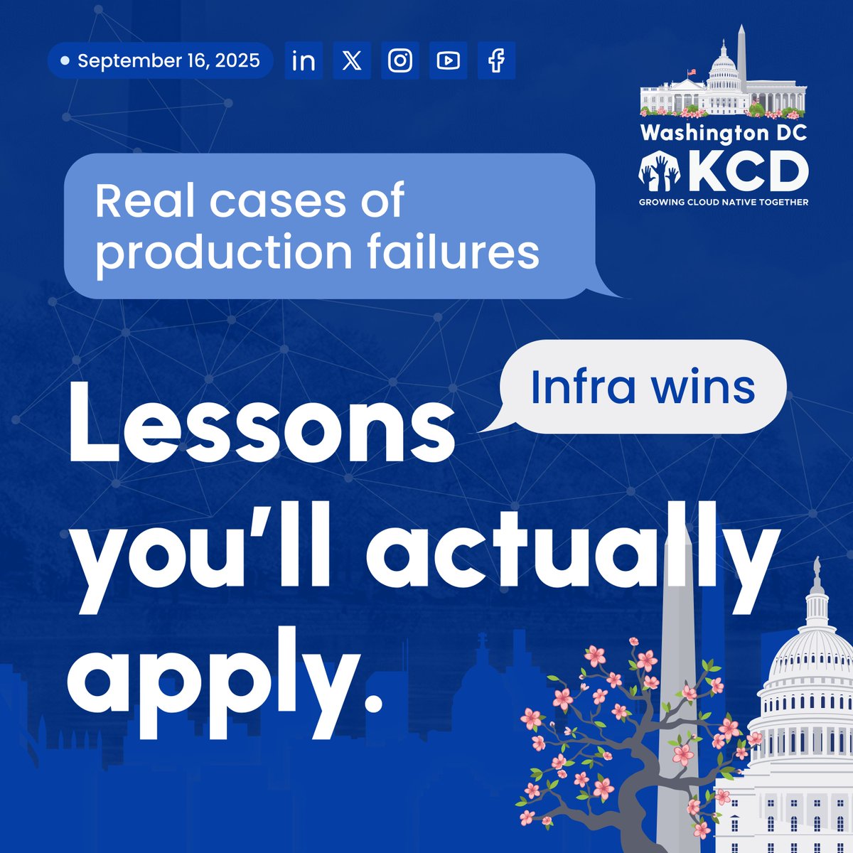 KCDWashingtonDC's tweet photo. Built by the community, for the community. Real lessons from real engineers running
cloud-native in production. 🎟 Get your ticket: https://t.co/OtERkKTzBO #Kubernetes
#DevOps #CNCF #CloudNative https://t.co/EFU6sH2AlR