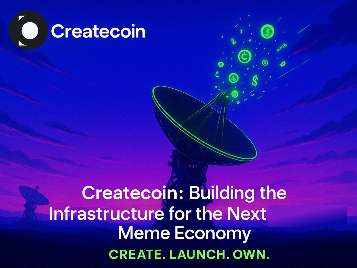They told us memes don’t matter.
They were wrong.

Memes are the signal.
The signal builds attention.
Attention builds communities.
Communities build markets.

This is the shift:
→ From viral noise to living economies.
→ From temporary laughs to permanent ownership.

Createcoin