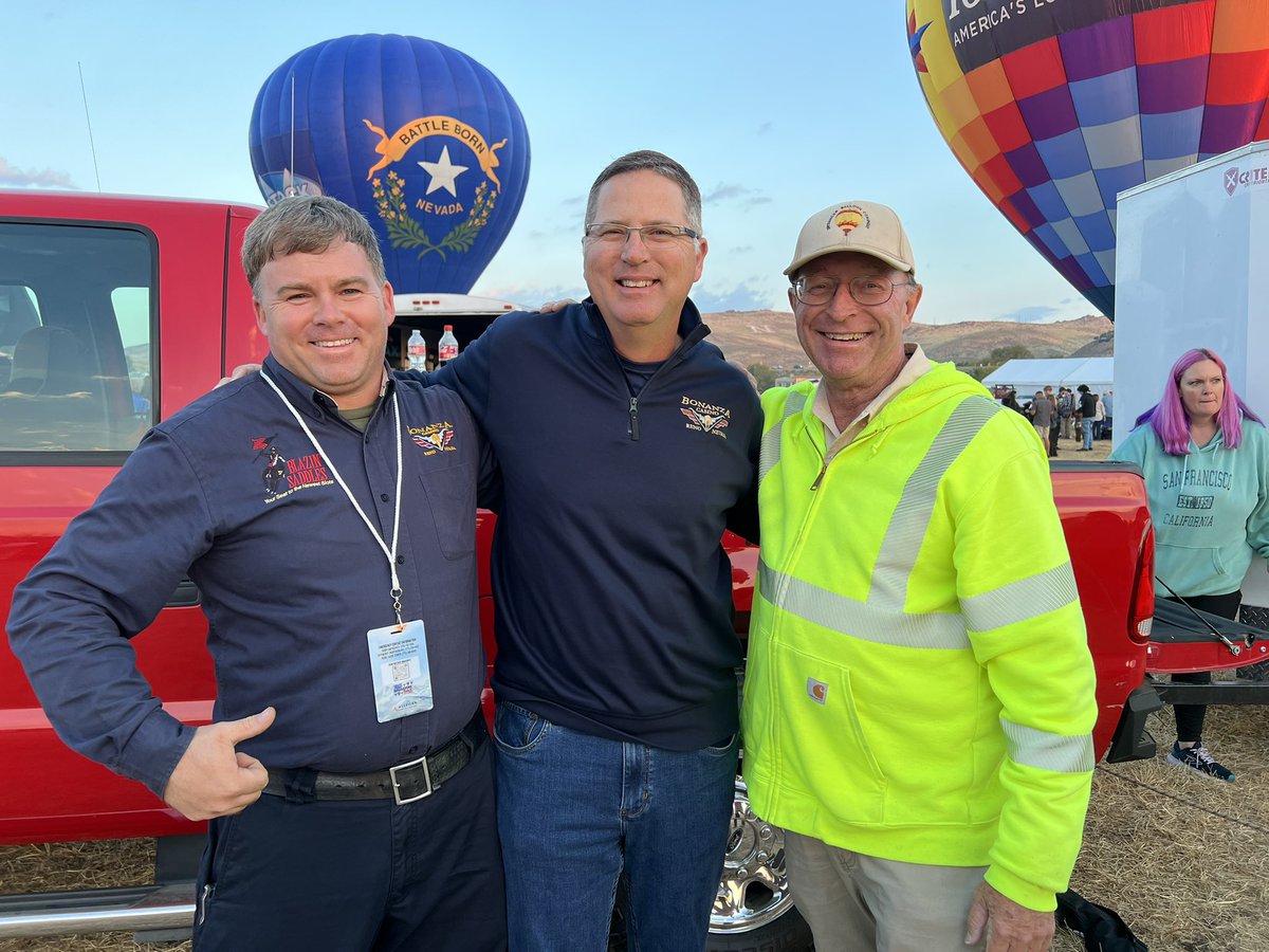 Photos from today’s Great Reno Balloon Race.  We had a special visit from the University of Nevada Dive Team with head coach and Olympic Bronze Medalist Krysta Palmer. Special shoutout to our Bonanza pilot David Dunrud and past pilot Brann Smith.