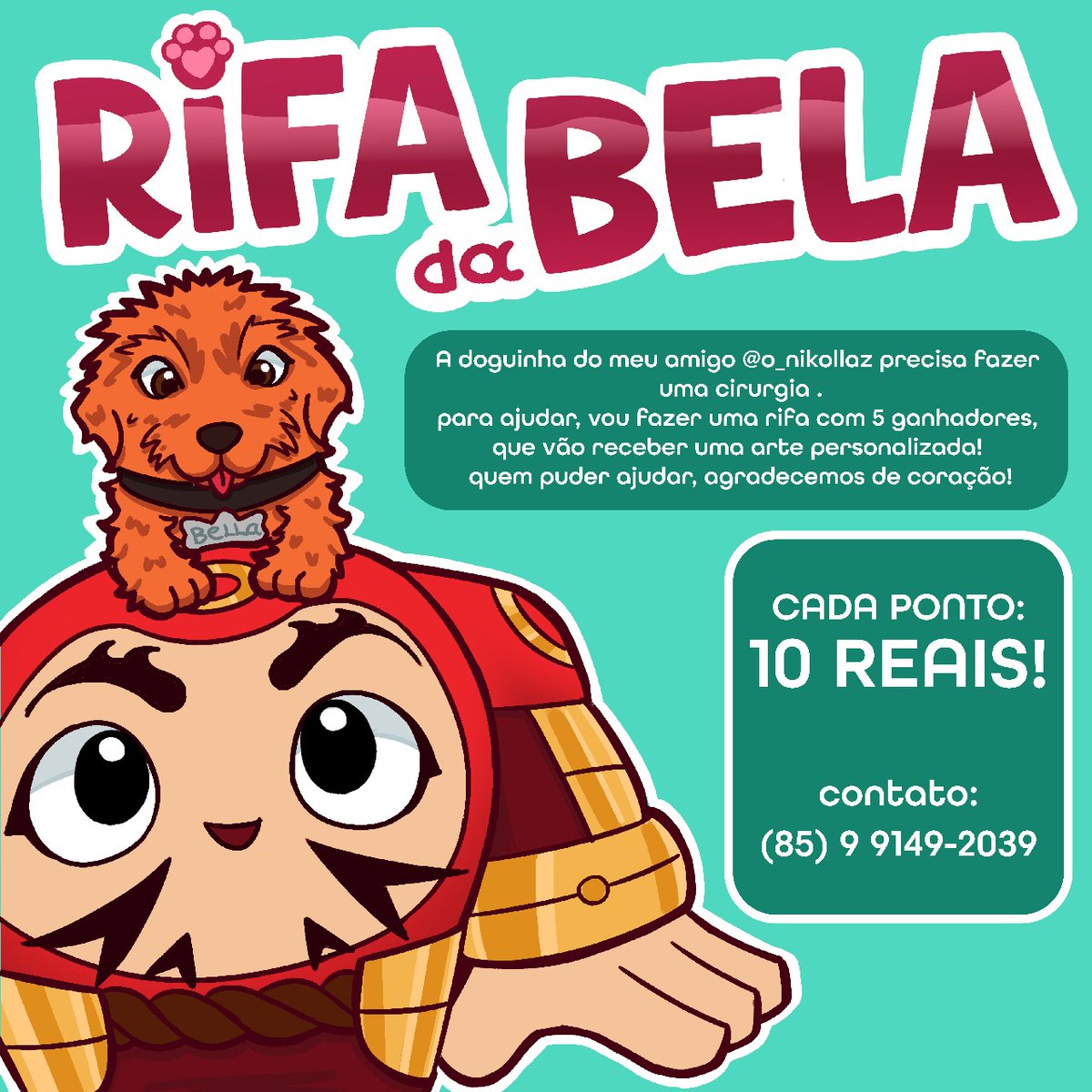 XtuzziG's tweet photo. Gente, meu amigo @o_nikollaz tá precisando de uma ajudinha.  A cachorrinha dele ta com uma pedra na bexiga e precisa fazer uma cirurgia.
Também aceito comissions, e eu doaria o valor delas para a cirurgia!
Quem puder ajudar ou compartilhar, agradeço de coração!
#comissionsopen https://t.co/IvjI9LpGYT