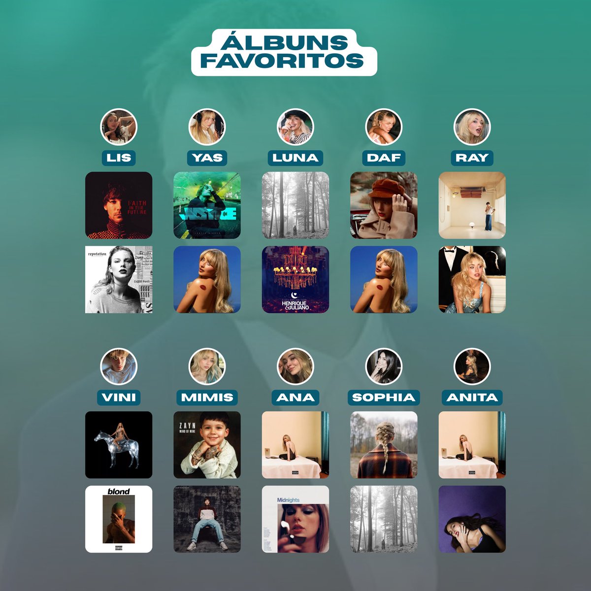 jursquad's tweet image. #JS: álbuns favoritos ★