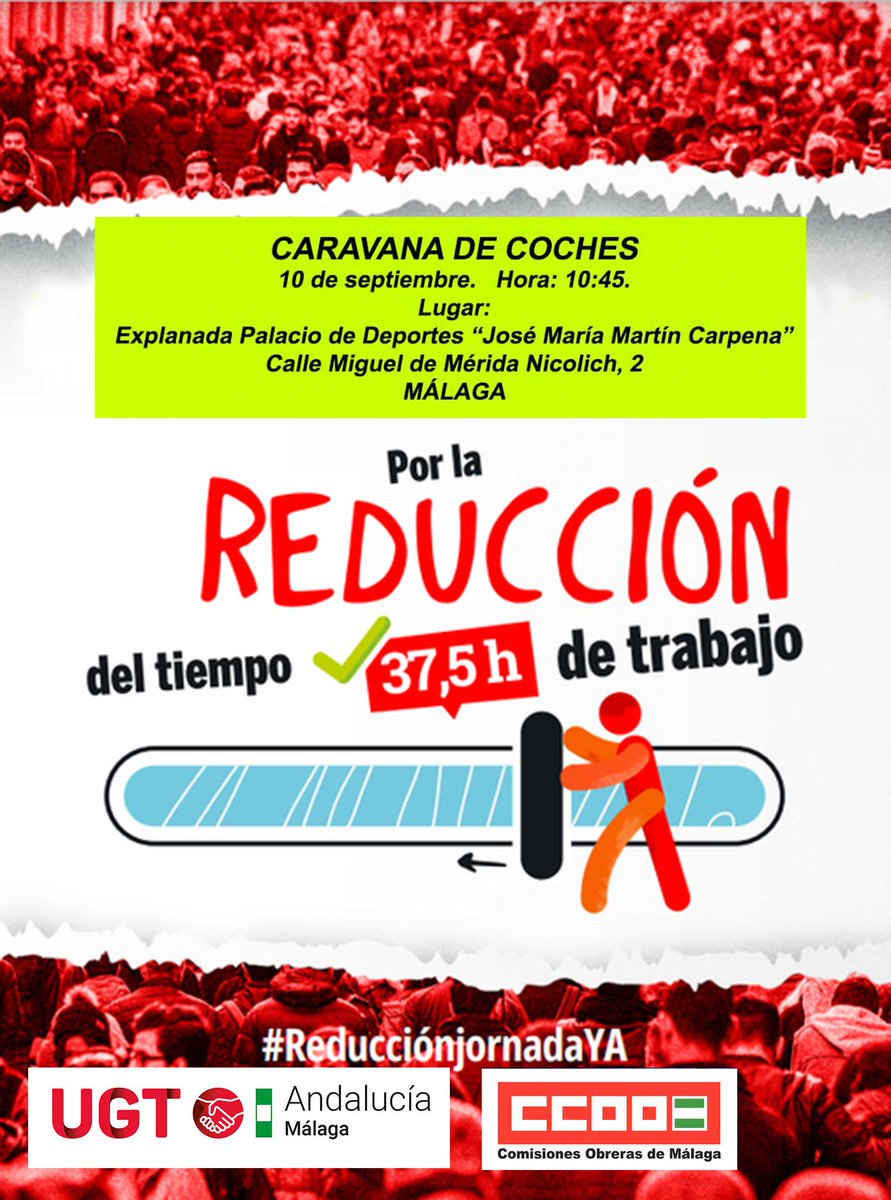 🚨#ReducciónJornadaYA

🗳️El Congreso votará por la reducción dl tiempo de trabajo ¿lo hará en contra de la clase trabajadora?

❌Votar NO hace q perdamos tiempo d vida

✅Votar SÍ para estar a la altura d nuestro país

✊¡Es el momento! ¡No hay tiempo! ¡Nos vemos en las calles!
