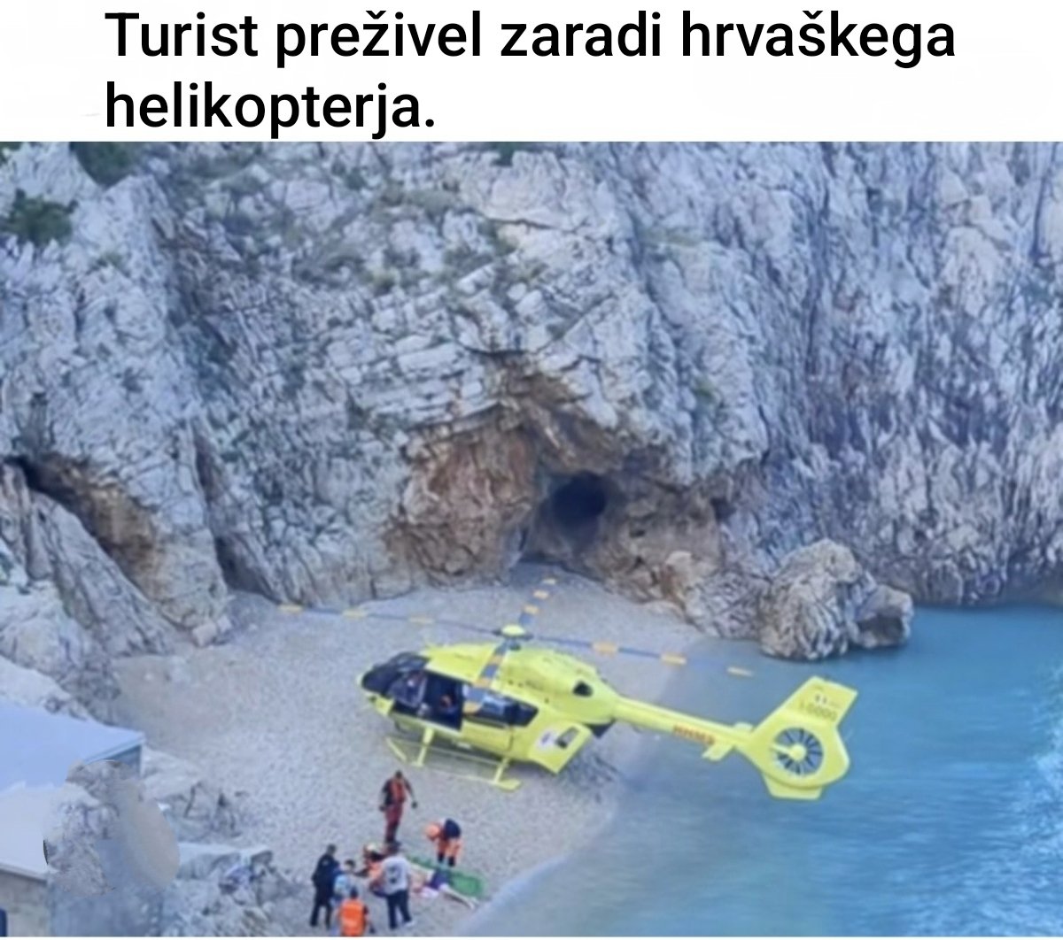 "Predsednica države ni ostala lačna zaradi policijskega helikopterja."

Sluvenska kronika. Analna